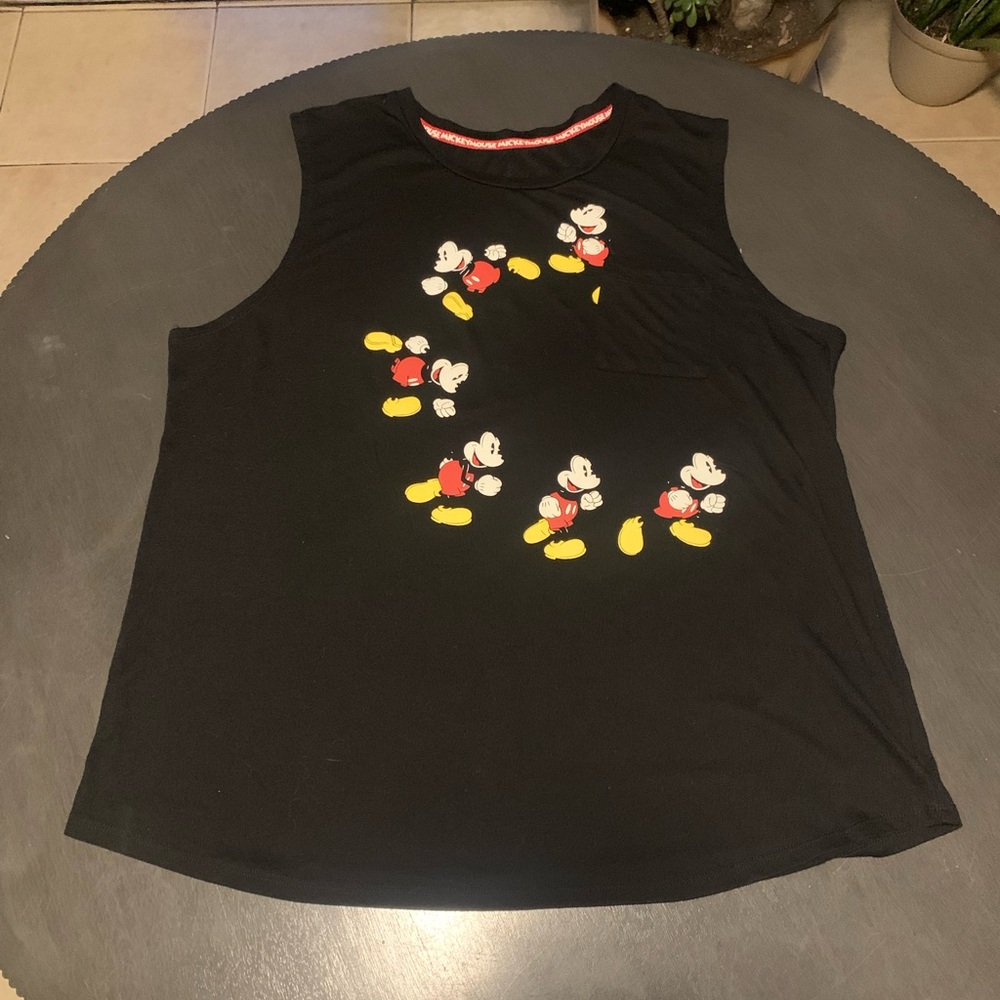 Disneyland Mickey Mouse Black Tank Top Men’s Large